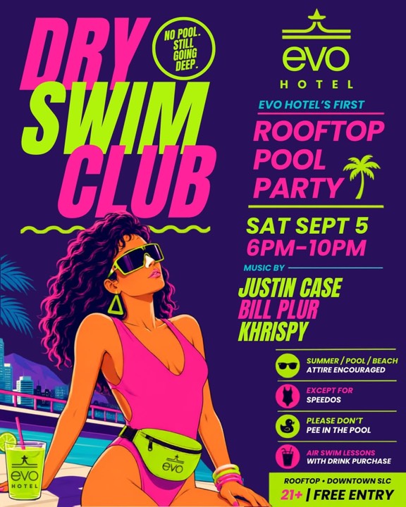 Dry Swim Club flyer
