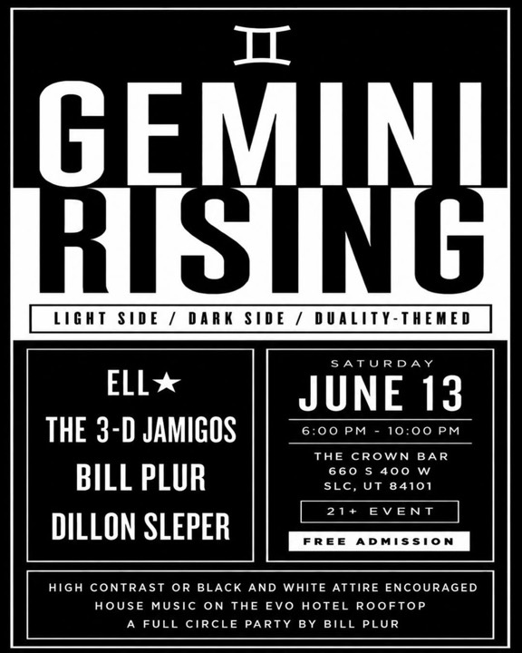 Gemini Rising flyer