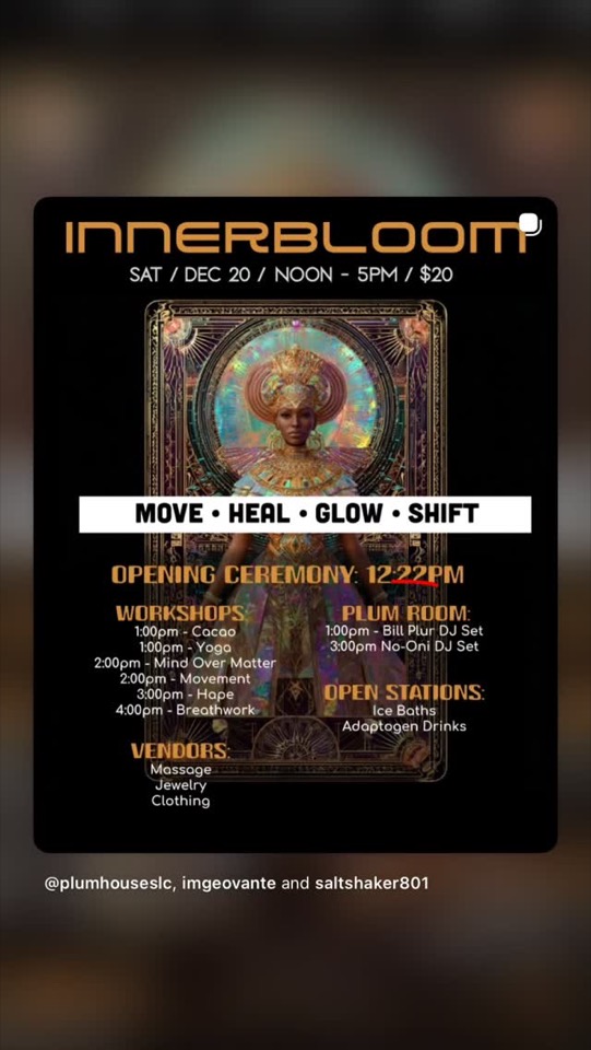 Innerbloom day party flyer